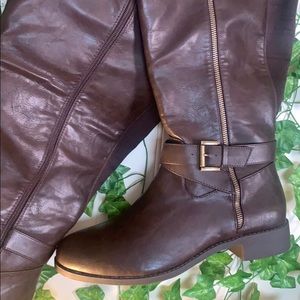 Thigh High Brown Riding Boot